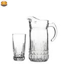 Noritazeh 912103W Jug and Glass Set 7 Pcs
