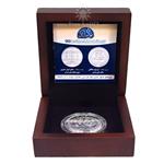 مدال نقره یادبود نودمین سالگرد تاسیس بانک ملی ایران (جعبه فابریک) - UNC - جمهوری اسلامی