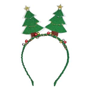 تل مو پاپیونی طرح درخت کریسمس مدل xmastree Papioni Xmas tree Hair Hoop