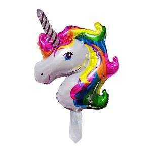 بادکنک فویلی اسب تک شاخ بزرگ Unicorn 