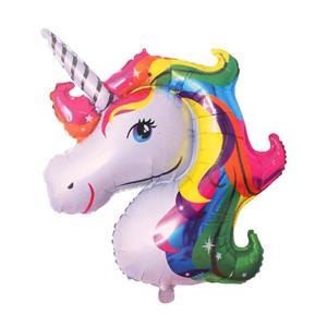 بادکنک فویلی اسب تک شاخ بزرگ Unicorn 