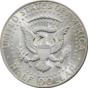 سکه نیم دلار 1968D کندی MS61 آمریکا 