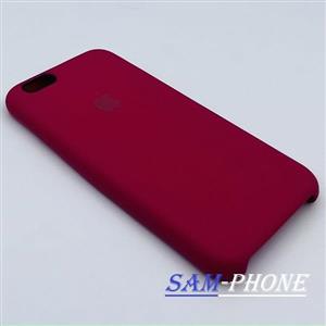 قاب گوشی iPhone 6 6s ایفون سیلیکونی اورجینال سورا SORA پاک کنی درجه یک زیرباز محافظ لنز دار قرمز تیره کد 21 