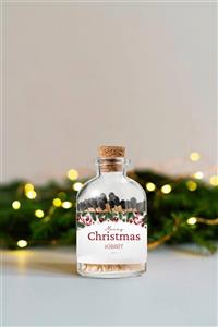 LALEZEN HOME - لالزن هوم LALEZEN HOME بطری شیشه ای نوک قهوه با برچسب کریسمس مبارک درپوش برای هدیه شب سال نو TYCQ9XBKHN170169148508979 