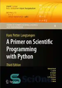 دانلود کتاب A Primer on Scientific Programming with Python – پرایمر برنامه نویسی علمی با پایتون