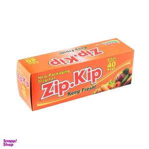 کیسه زیپ دار زیپ کیپ مدل تک زیپ بسته 40 عددی