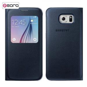 کیف کلاسوری مدل S View Cover مناسب برای گوشی موبایل سامسونگ Galaxy S6