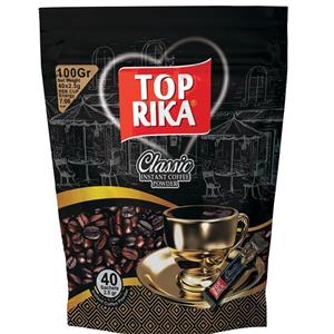 قهوه فوری تاپریکا مدل Classic بسته 40 عددی Toprika Classic Coffee Pack of 40