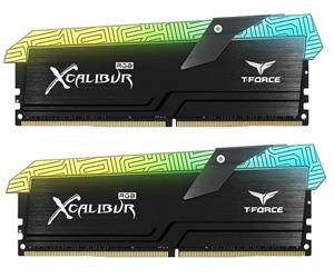 رم دسکتاپ تیم گروپ مدل XCALIBUR RGB Special Edition با حافظه 16 گیگابایت و فرکانس 3600 مگاهرتز RAM Team Group T Force Xcalibur 2×8GB 16GB DDR4 3600MHz CL18 