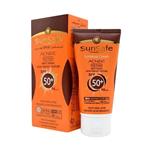سان سیف کرم ضد آفتاب رنگی روشن فاقد چربی 50 گرم SPF50