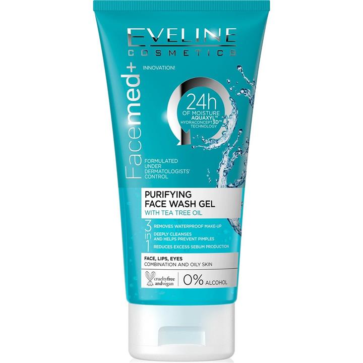 ژل شستشوی صورت اولاین مناسب پوست چرب حاوی روغن درخت چایی 150 میل