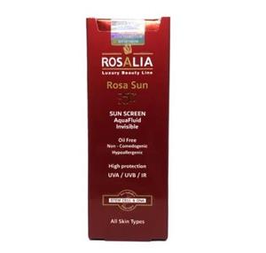 رزالیا ضد آفتاب فلوئید بی رنگ انواع پوست 40 میل