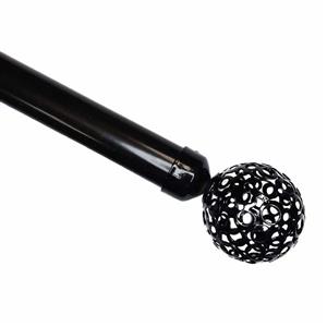 میل پرده مشکی کد aba01