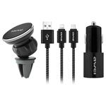 awei X10 Car kit car charger with cable and holder