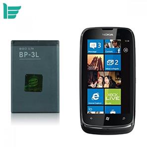 باتری موبایل نوکیا مدل BP-3L - ظرفیت 1300میلی آمپر مناسب موبایل Nokia Lumia 610