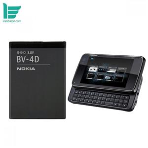 باتری موبایل نوکیا مدل BP-4L - ظرفیت 1500 میلی آمپر مناسب موبایل Nokia E61i