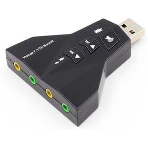 کارت صدا 7 کاناله usb برند p-net