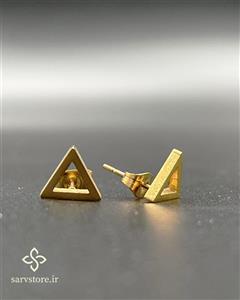 گوشواره میخی طرح مثلث کد 0150