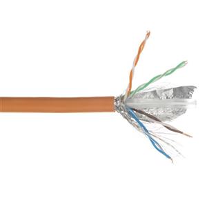 کابل شبکه ویسمن مدل Cat 6 SFTP CU با تست فلوک به طول 500 متر 