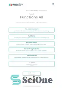 دانلود کتاب Revision village Math AA SL – Functions – Easy Difficulty Questionbank – Revision village Math AA SL –...