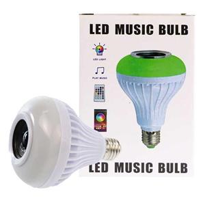 لامپ و اسپیکر بلوتوث هوشمند مدل Smart LED Music Bulb 