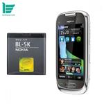 باتری موبایل نوکیا مدل BL-5K با ظرفیت 1200 میلی آمپر - مناسب گوشی موبایل Nokia N86-8MP