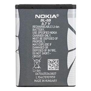 باتری موبایل نوکیا مدل BL-5B  ظرفیت 850 میلی آمپر - مناسب برای گوشی موبایل 3230 Nokia