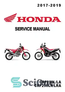 دانلود کتاب Honda CRF250L LA LR LRA RALLYE 2017 2020 Service Manual راهنمای خدمات هوندا 