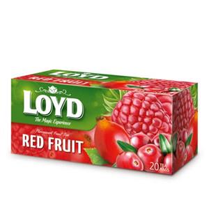 دمنوش میوه های قرمز لوید بسته 20 عددی Loyd Red Fruits Herbal Tea