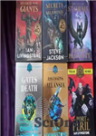 دانلود کتاب Fighting Fantasy Gamebooks Six Latest Titles Main Book Collection Secrets of Salamonis,Shadows of the Giants,Gates of Death,Port of...