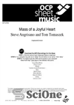 دانلود کتاب Mass of a Joyful Heart – Keyboard/Vocal Edition – Mass of a Joyful Heart – نسخه کیبورد/آواز