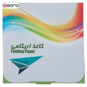 کاغذ اوریگامی طرح رنگین کمان بسته 60 عددی