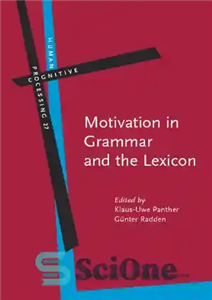 دانلود کتاب Motivation in Grammar and the Lexicon (Human Cognitive Processing) – انگیزش در گرامر و واژگان (پردازش شناختی انسان)