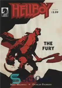دانلود کتاب Hellboy The Fury #1 Mike Mignola Cover – جلد اول پسر جهنمی The Fury مایک میگنولا