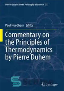دانلود کتاب Commentary on the Principles of Thermodynamics by Pierre Duhem – تفسیری بر اصول ترمودینامیک نوشته پیر دوهم
