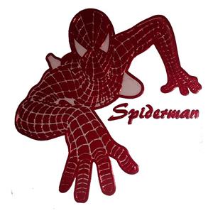 برچسب بدنه خودرو طرح spider man مدل BR16 