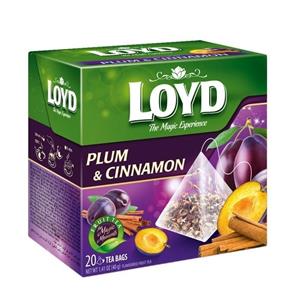 دمنوش الو سیاه دارچین لوید بسته 20 عددی Loyd Plum and Cinammon Herbal Tea 