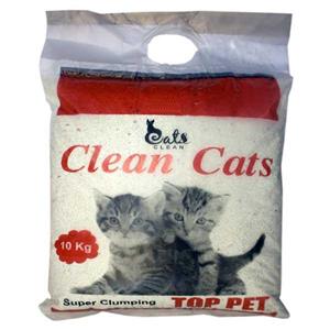 خاک بستر گربه مدل bentonite مقدار 10 کیلوگرم