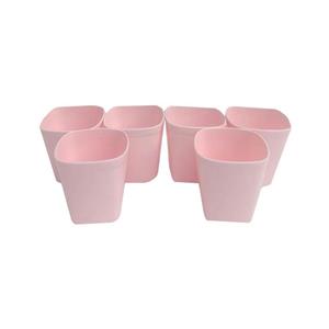لیوان طرح مربع کد 001 بسته 6 عددی