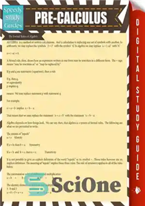 دانلود کتاب Pre-Calculus: Speedy Study Guide – پیش حساب دیفرانسیل و انتگرال: راهنمای مطالعه سریع