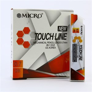نوک مداد نوکی میکرو مدل TOUCHLINE قطر نوشتاری 0.7 میلی متر بسته 12 عددی