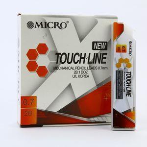 نوک مداد نوکی میکرو مدل TOUCHLINE قطر نوشتاری 0.7 میلی متر بسته 12 عددی