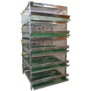 قفس بلدرچین تخمگذار (دو طرفه) کد 99214