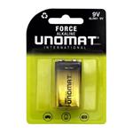 Unomat Force Alkaline 9V Battery