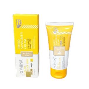 کرم ضدآفتاب رنگ بژ طبیعی SPF 25 رومینا حجم 50 میلROMINA TINTED SUNSCREEN FOR ALL TOYPS OF SKIN