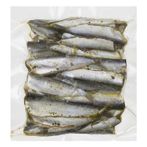 ماهی کیلکا مرینت منجمد با سس سیر و کره کیان ماهی خزر مقدار 350 گرم Kian Mahi Khazar Marinated Black Sea Sprat Fish with Garlic Butter Sauce 350gr