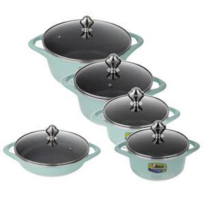 سرویس پخت و پز 10 پارچه ام جی اس مدل IB1016 MGS IB1016 Cookware Set 10 Pcs