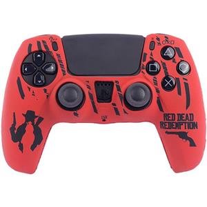 روکش دسته بازی PS5 طرح Red Dead Redemption قرمز مشکی