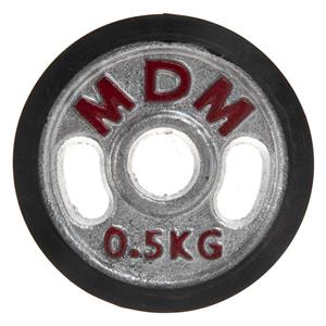 وزنه دمبل ام دی ام وزن 0.5 کیلوگرم بسته 2 عددی MDM Dumbbell Plate Weight 0.5Kg Pack Of 2