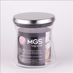  جا چای شیشه ای با درب استیل  MGS SB1600S